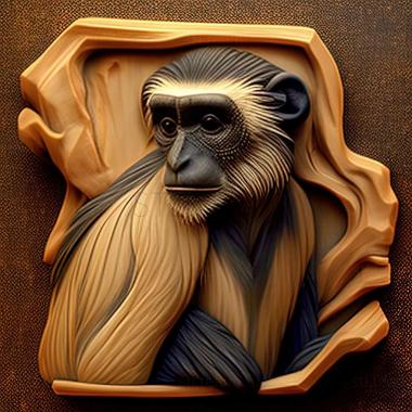 3D модель Piliocolobus rufomitratus (STL)